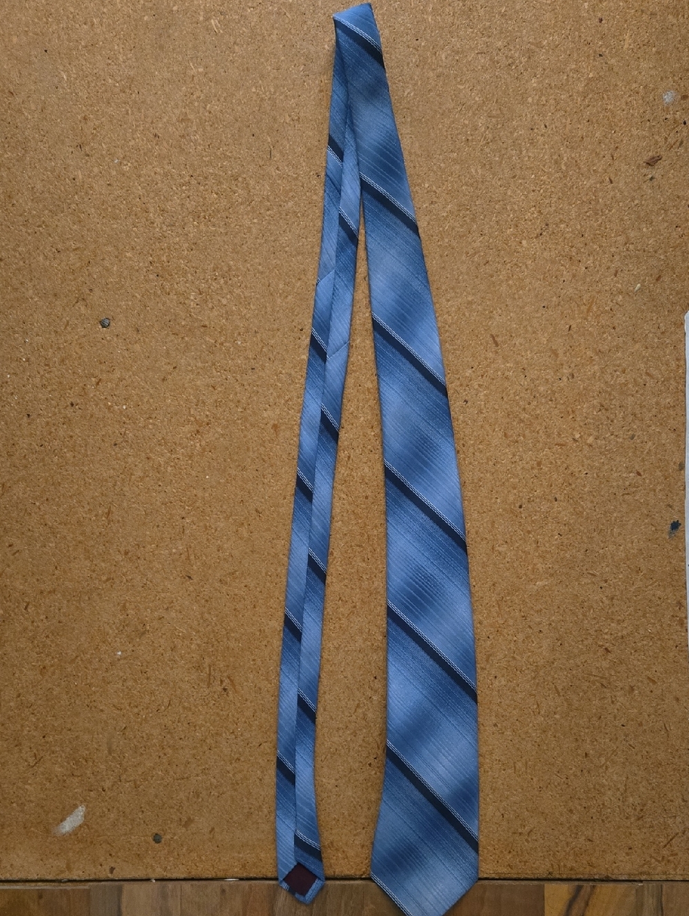 Sears Blue Diagonal Stripe Men's Tie